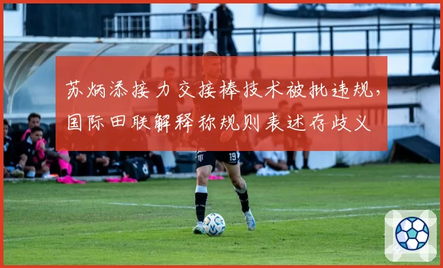 苏炳添接力交接棒技术被批违规，国际田联解释称规则表述存歧义